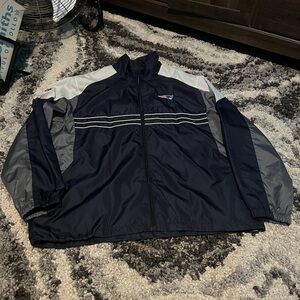Navy and Gray vintage patriots Jacket
